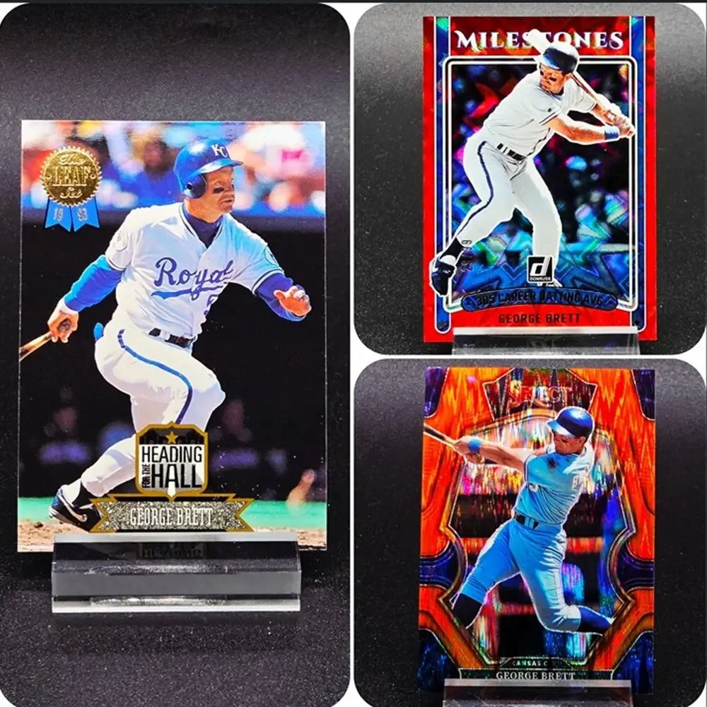 George Brett Orange Flash Xplosion /99 Heading for Hall Kansas City Royals Star